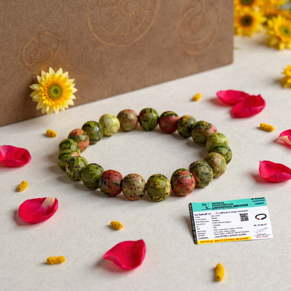 Unakite bracelet