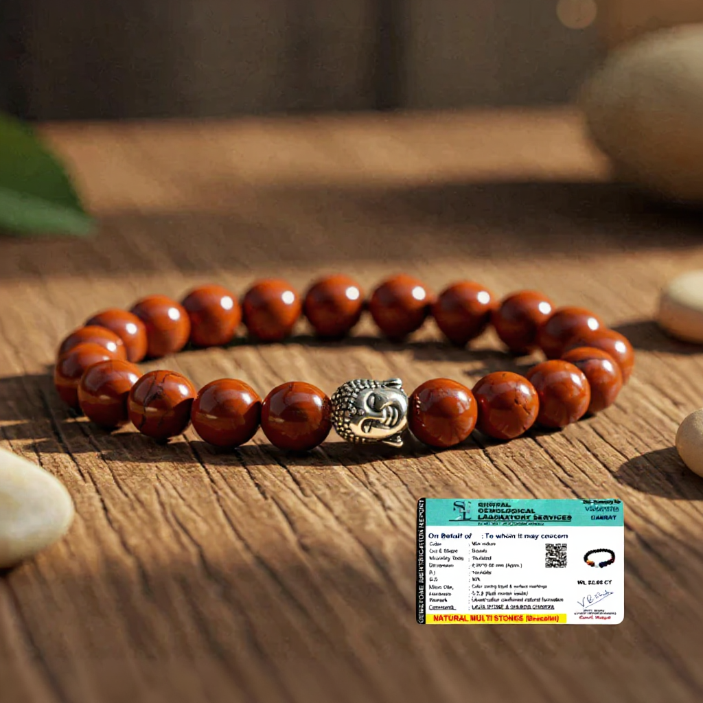 Stylish Red Bead Wrist Bracele