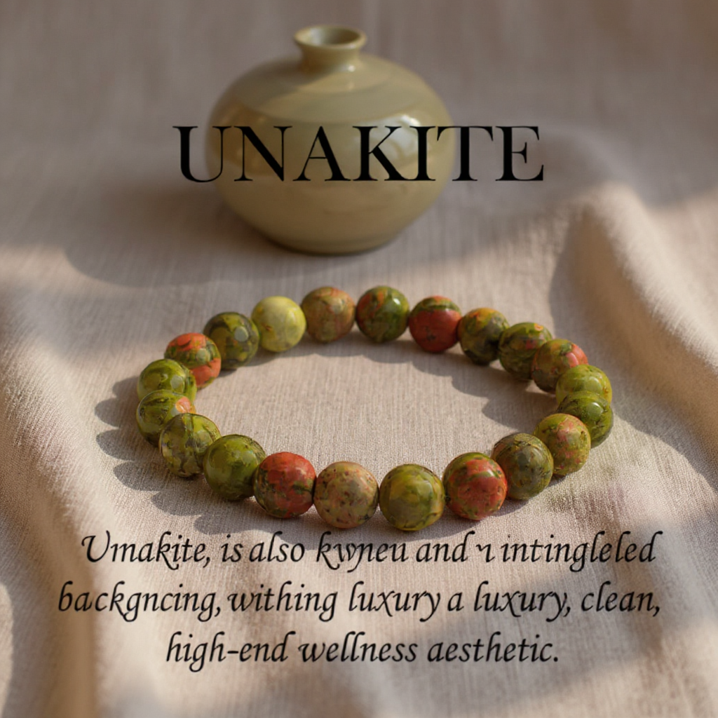Unakite bracelet