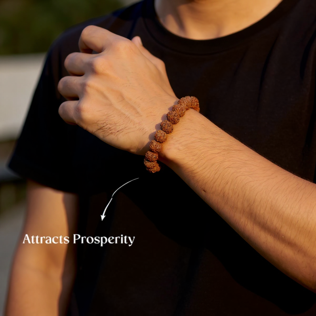 7 Mukhi Rudraksha Bracelet