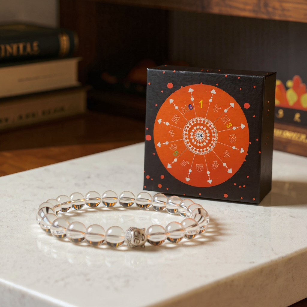 Natural Sphatik Crystal Bracelet