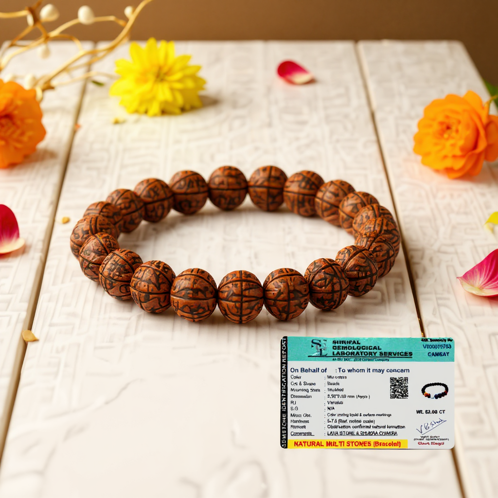 7 Mukhi Rudraksha Bracelet