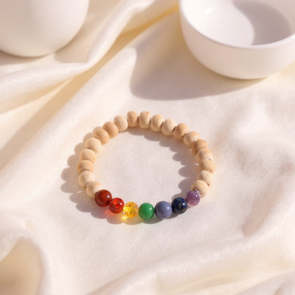 7 chakra with Tulsi Beads