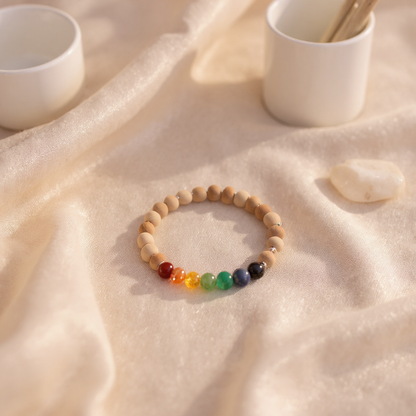 7 chakra with Tulsi Beads