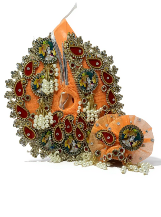 Astrosevatalk Gopal Ji Kesar Moti Vastra Dress