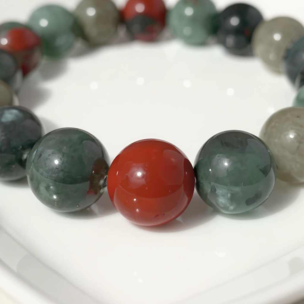 Bloodstone bracelet