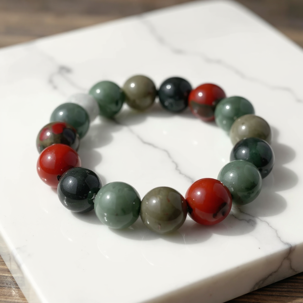 Bloodstone bracelet