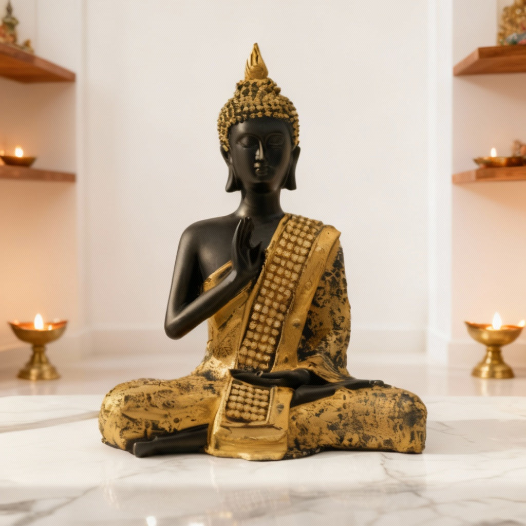 Meditating Buddha Murti