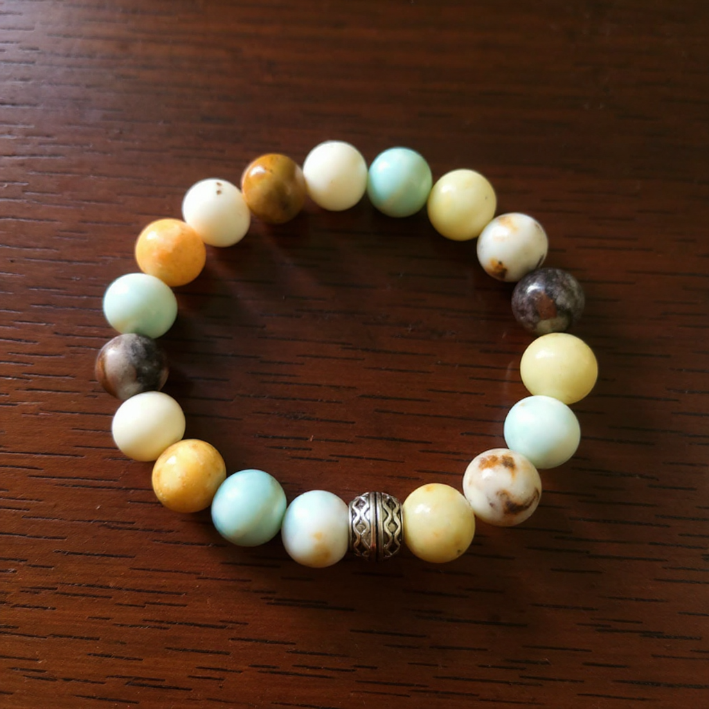 Multi-amazonite bracelet
