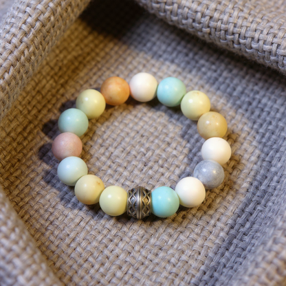 Multi-amazonite bracelet