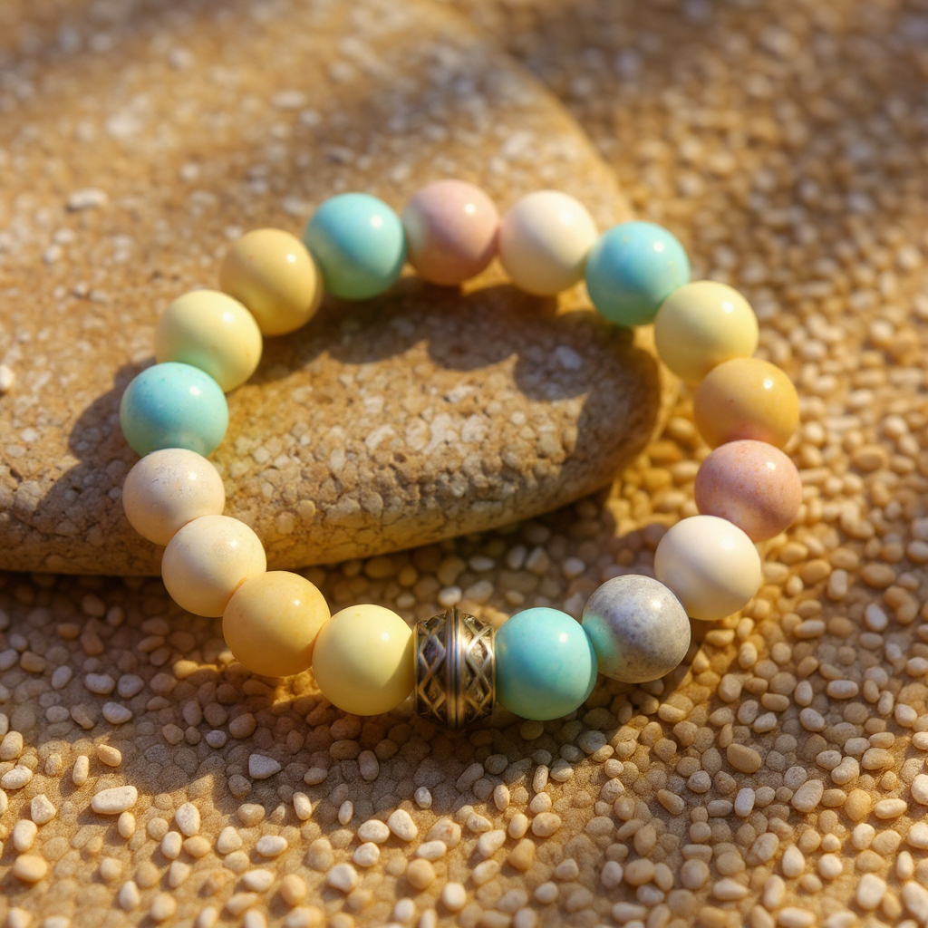 Multi-amazonite bracelet