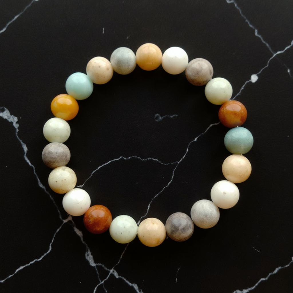 Multi-amazonite bracelet