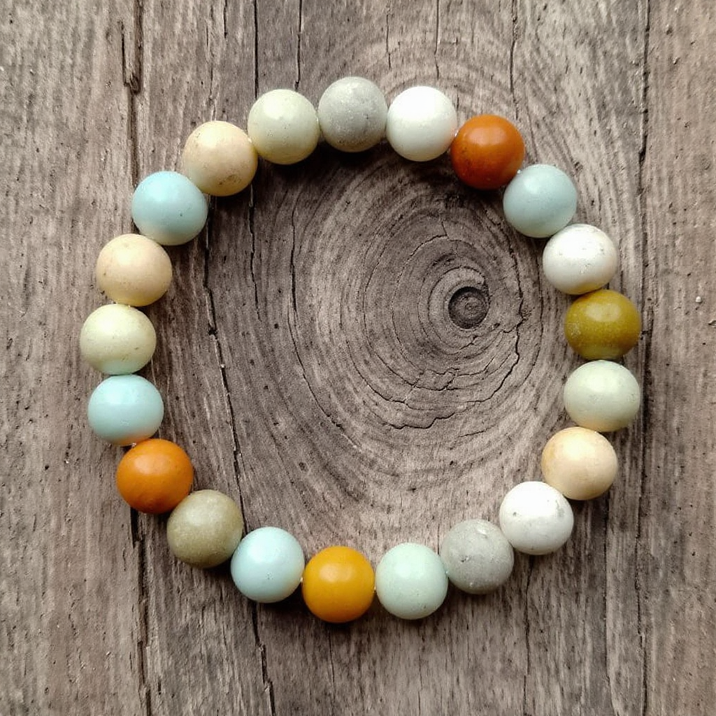 Multi-amazonite bracelet