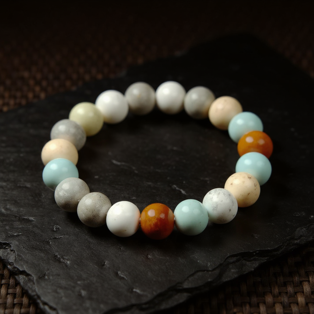 Multi-amazonite bracelet