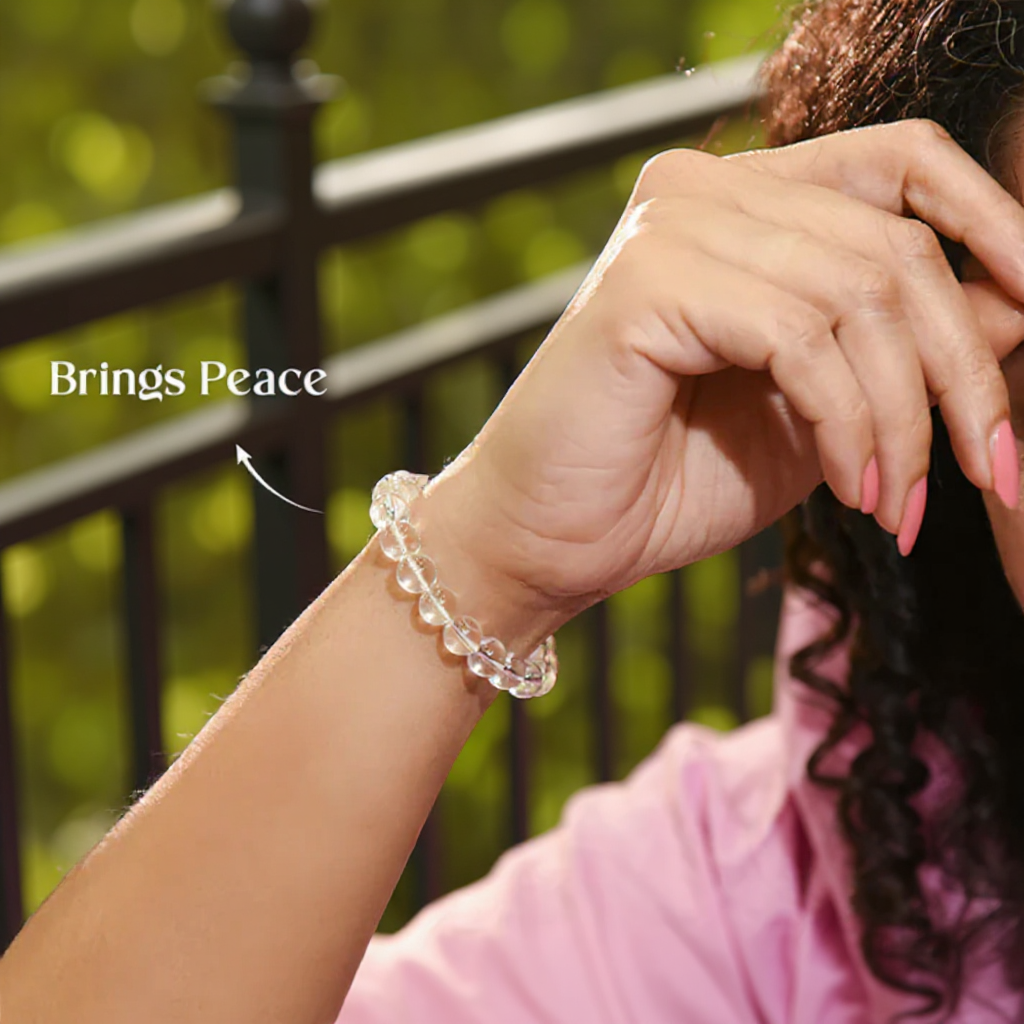Natural Sphatik Crystal Bracelet