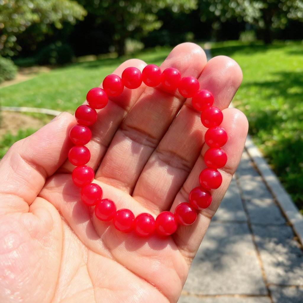 Red Coral Bracelet (Moonga)