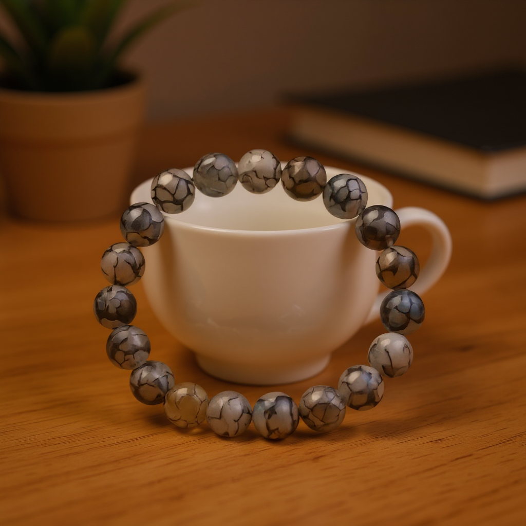 Dragon Vein Agate Bracelet