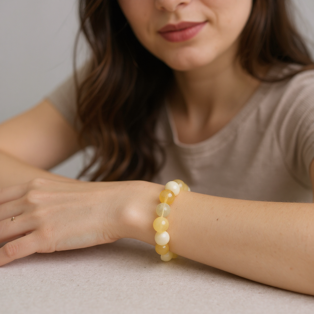 Yellow Calcite Bracelet