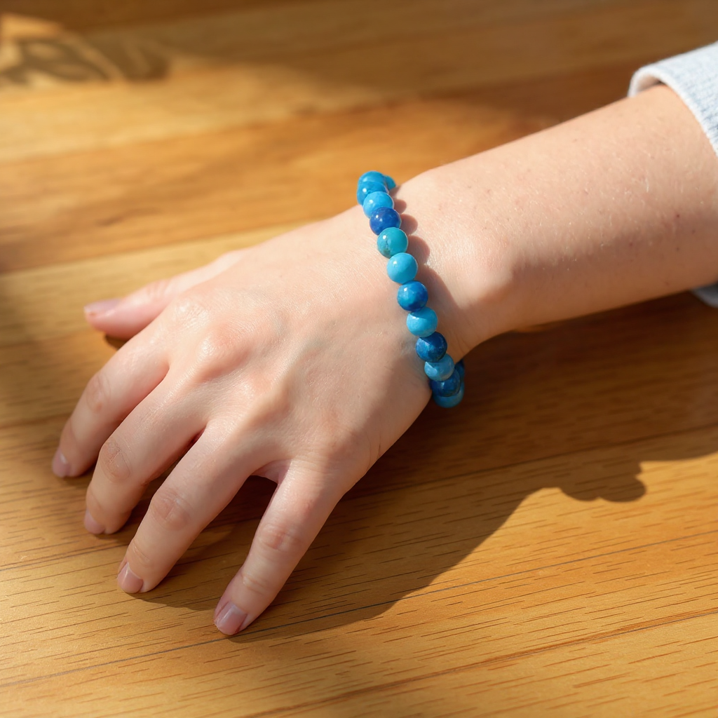 Blue Apatite Bracelet