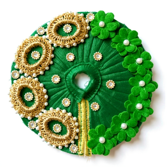 Astrosevatalk Gopal Ji Green Blossom Dress