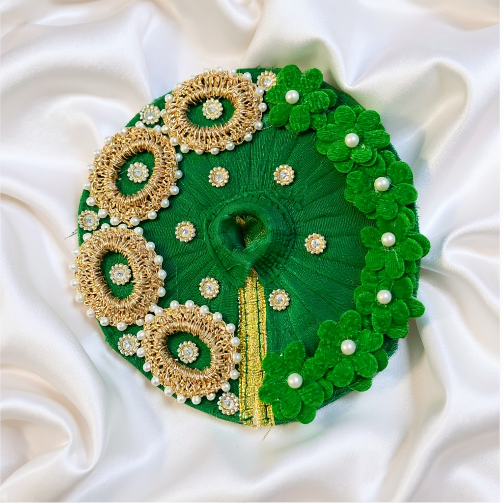 Astrosevatalk Gopal Ji Green Blossom Dress