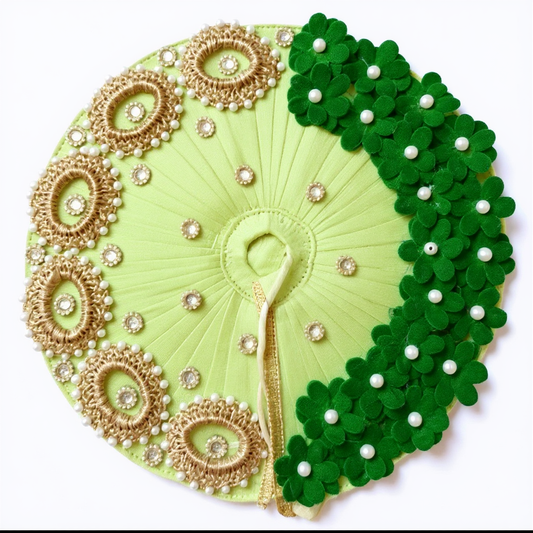 Astrosevatalk Gopal Ji Green Blossom Pearl Dress