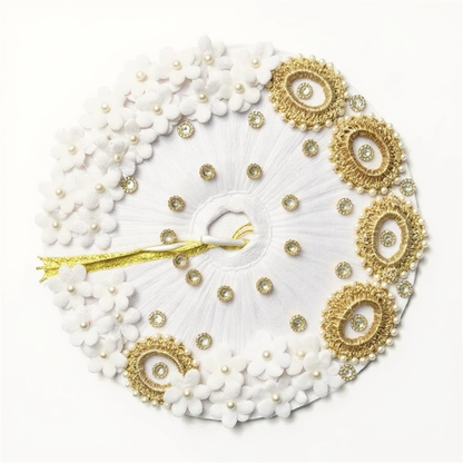 Astrosevatalk Gopal Ji White Pearl Dress