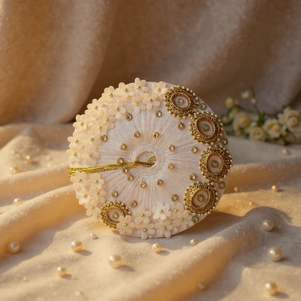 Astrosevatalk Gopal Ji White Pearl Dress