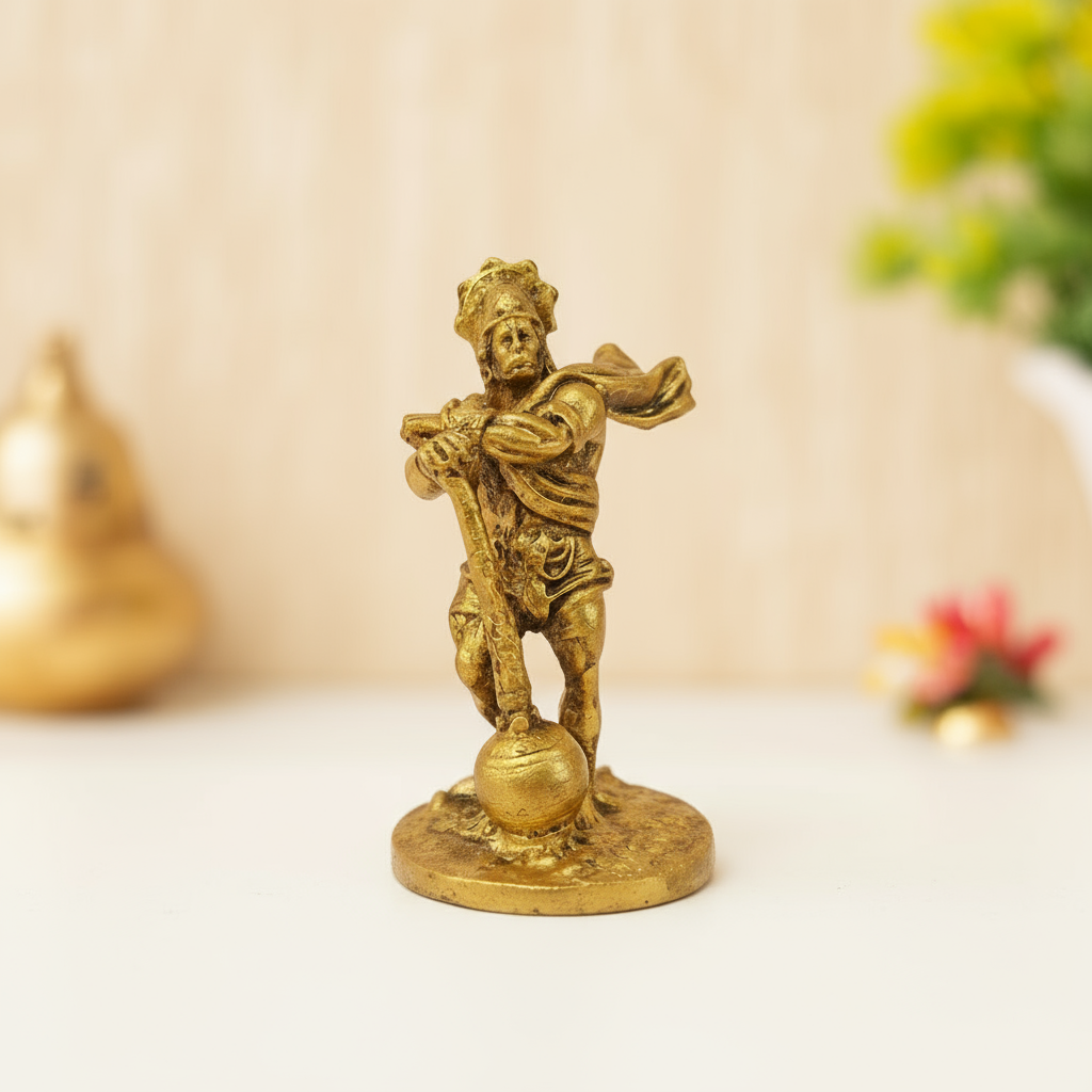 Golden Standing Hanuman
