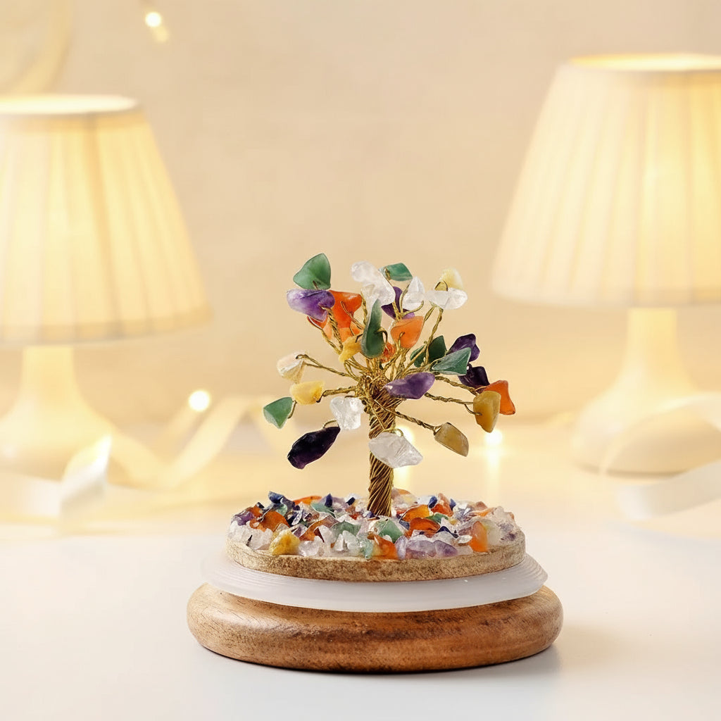 7 Chakra Crystal Dome Tree