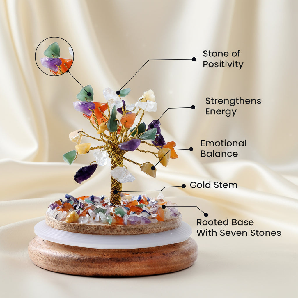 7 Chakra Crystal Dome Tree