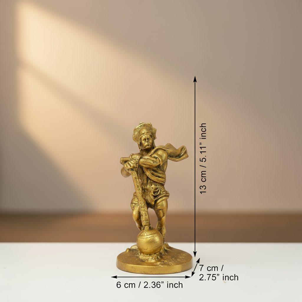 Golden Standing Hanuman