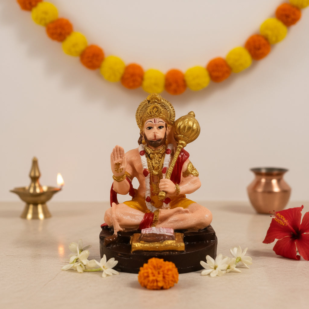 Colourfull Hanuman Murti