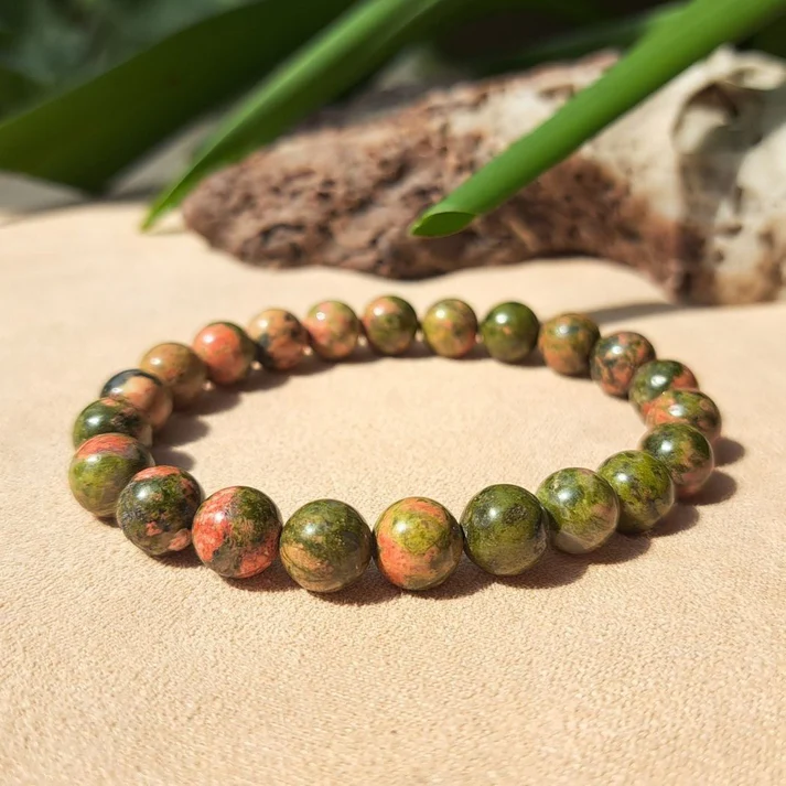 Unakite bracelet