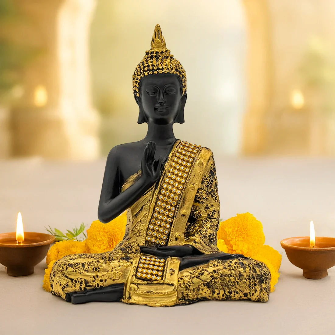 Meditating Buddha Murti